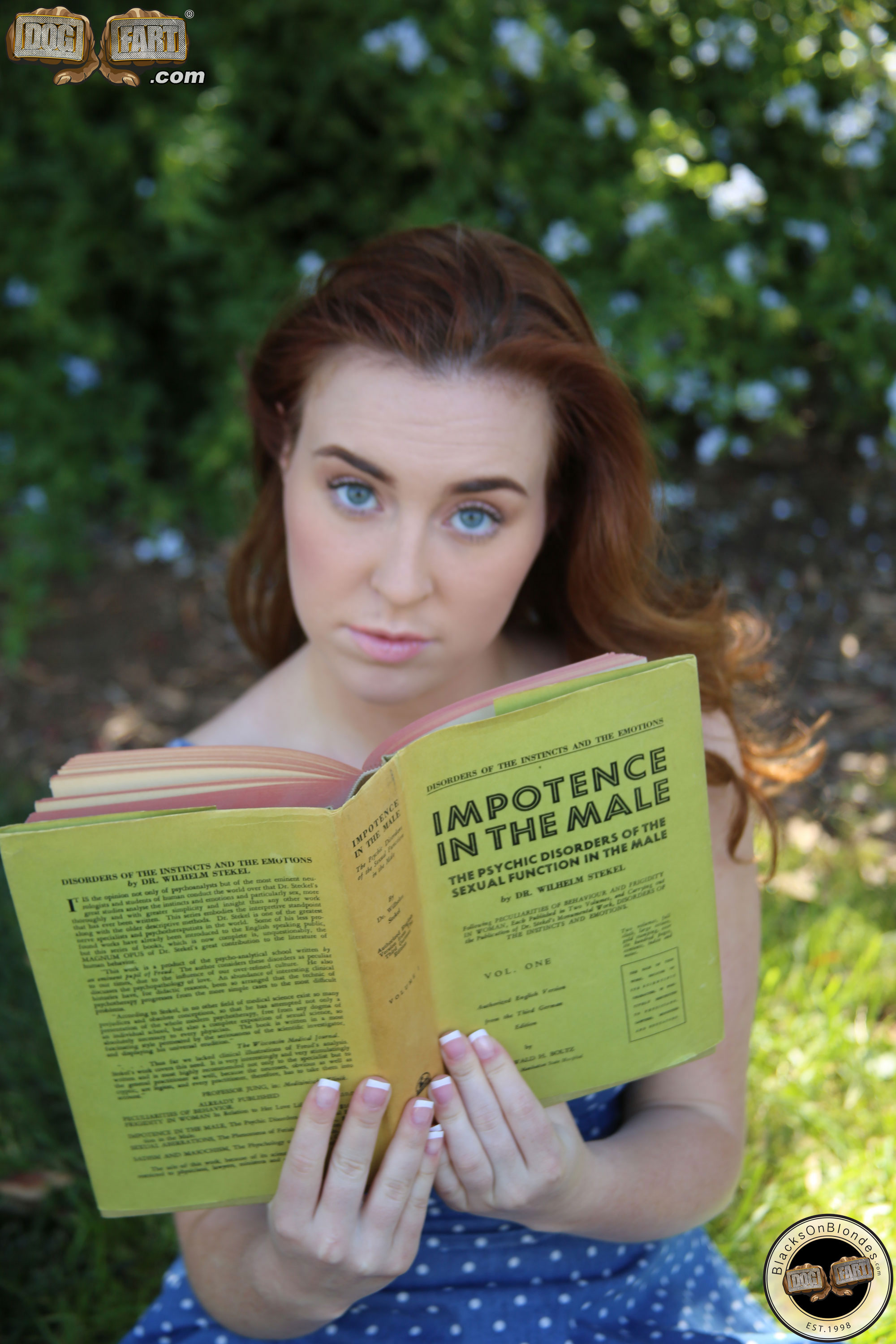 anal BBC blacksonblondes blue dress bukkake cum on face dogfart facial FMMMM garment hardcore interracial Jessie Parker minidress redhead shaved_1
